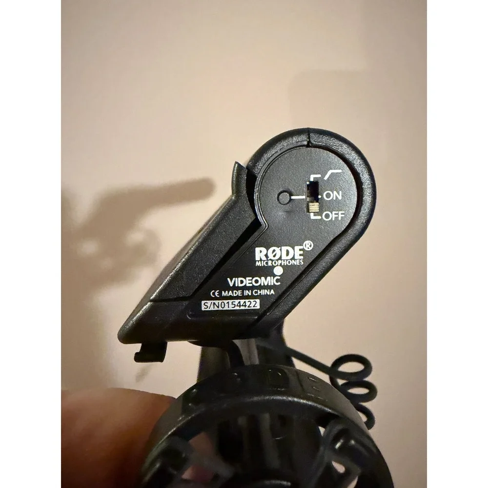 Rode VideoMic‎ with Wind Cover for Audio Recording - New